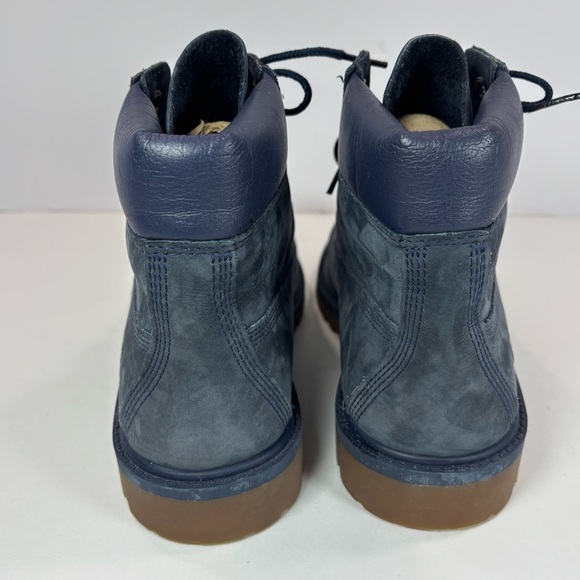 Timberland Mens Sz 5/Women 7 Blue Suede 6-Inch Premium Boots Rare Waterproof EUC main image 9